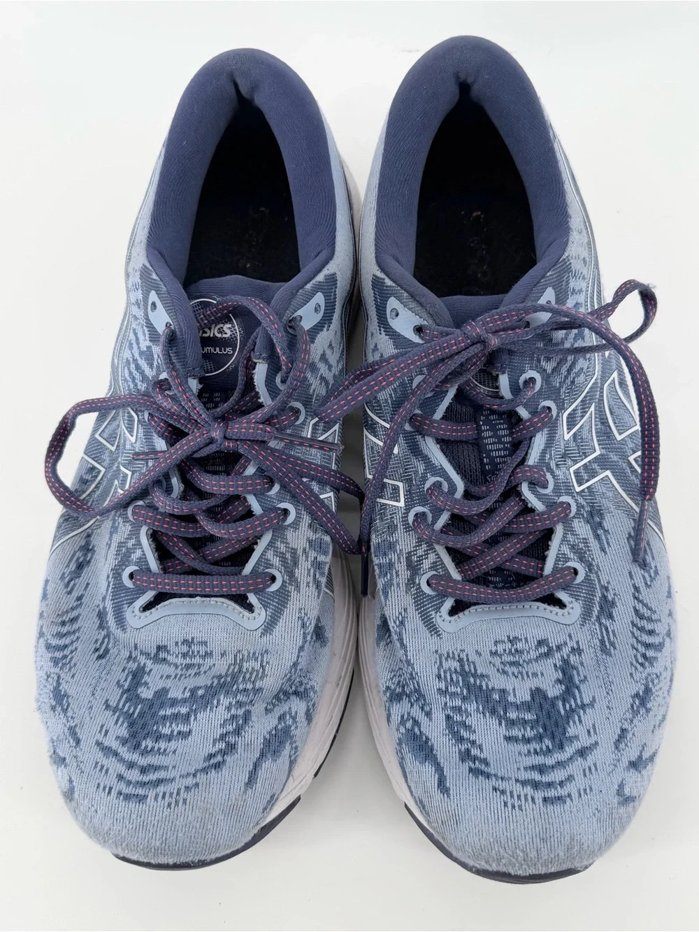 ASICS Women's Size 10.5 Gel-Cumulus 23 Mist Blue Running Shoes 1012A888